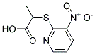 2-[(3-Nitro-2-pyridyl)thio]propanoic acid Structure,100638-02-6Structure