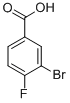 3-Bromo-4-fluorobenzoic acid Structure,1007-16-5Structure