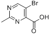 5-Bromo-2-methylpyrimidine-4-carboxylic acid Structure,100707-39-9Structure