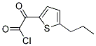 2-Thiopheneacetyl chloride, alpha-oxo-5-propyl-(9ci) Structure,100750-82-1Structure