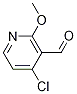 3-Pyridinecarboxaldehyde, 4-chloro-2-methoxy- Structure,1008451-58-8Structure