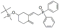 tert-Butyl-{3-[2-(diphenyl-phosphinoyl)-ethylidene]-4-methylene-cyclohexyloxy}-dimethyl-silane Structure,100858-27-3Structure