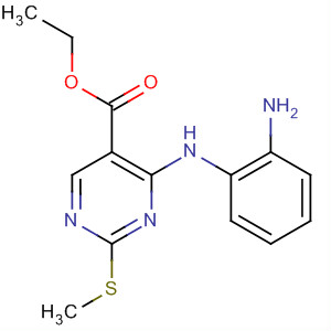 Ethyl 4-(2-aminophenylamino)-2-(methylthio)pyrimidine-5-carboxylate Structure,100882-34-6Structure
