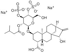 苍术苷二钠盐结构式_100938-11-2结构式