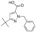 1-苄基-3-叔丁基-1H-吡唑-5-羧酸结构式_100957-85-5结构式