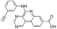 5-[(3-Ethynylphenyl)amino]-Pyrimido[4,5-c]quinoline-8-carboxylic acid Structure,1009821-06-0Structure