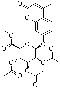 4-​甲基-​2-​氧代-​2H-​1-​苯并吡喃-​7-​基-beta-​D-​吡喃葡糖苷酸甲酯2,3,4-三乙酸酯结构式_101014-65-7结构式