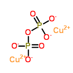 焦磷酸铜结构式_10102-90-6结构式