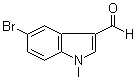 5-Bromo-1-methyl-1h-indole-3-carbaldehyde Structure,10102-94-0Structure