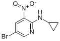 5-溴-2-环丙基氨基-3-硝基吡啶结构式_1010422-24-8结构式