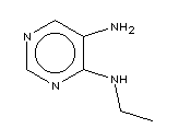 (6CI)-5-氨基-4-乙基氨基嘧啶结构式_101080-16-4结构式