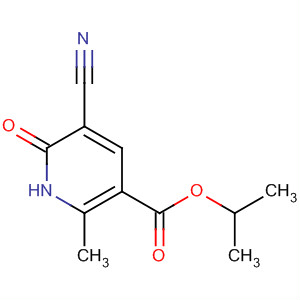 异丙基 5-氰基-2-甲基-6-氧代-1,6-二氢吡啶-3-羧酸结构式_101184-37-6结构式