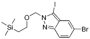 2H-Indazole, 5-bromo-3-iodo-2-[[2-(trimethylsilyl)ethoxy]methyl]- Structure,1012104-27-6Structure