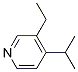 (9CI)-3-乙基-4-(1-甲基乙基)-吡啶结构式_101290-52-2结构式