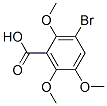 3-Bromo-2,5,6-trimethoxybenzoic acid Structure,101460-22-4Structure