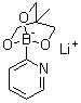 2-吡啶基硼酸三羟甲基乙烷酯锂盐结构式_1014717-10-2结构式