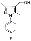 [1-(4-氟苯基)-3,5-二甲基-1H-吡唑-4-基]甲醇结构式_1015525-16-2结构式