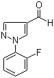 1-(2-氟苯基)-1H-吡唑-4-羧醛结构式_1015845-52-9结构式