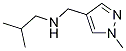 N-异丁基-n-[(1-甲基-1H-吡唑-4-基)甲基]-胺结构式_1015845-80-3结构式