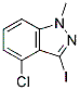 4-氯-3-碘-1-甲基-1H-吲唑结构式_1015846-58-8结构式