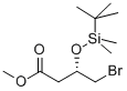 (s)-(-)-4-溴-3-叔丁基二甲基甲硅烷基氧丁酸甲酯结构式_101703-35-9结构式