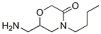 6-氨基甲基-4-丁基-吗啉-3-酮结构式_1017113-10-8结构式