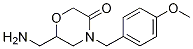 3-Morpholinone, 6-(aminomethyl)-4-[(4-methoxyphenyl)methyl]- Structure,1017113-30-2Structure