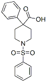 4-Phenyl-1-(phenylsulfonyl)piperidine-4-carboxylic acid Structure,101730-55-6Structure