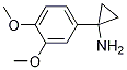 Cyclopropanamine, 1-(3,4-dimethoxyphenyl)- Structure,1017388-31-6Structure