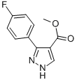 1H-Pyrazole-4-carboxylic acid, 3-(4-fluorophenyl)-, methyl ester Structure,1017784-36-9Structure