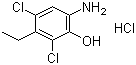 2,4-Dichloro-3-ethyl-6-aminophenol hydrochloride Structure,101819-99-2Structure