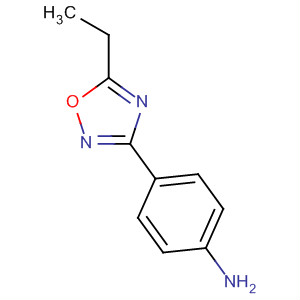 3-(4-氨基苯基)-5-乙基-1,2,4-噁二唑结构式_10185-71-4结构式
