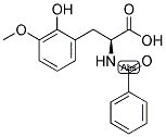 N-benzoyl-3-(2-hydroxy-3-methoxyphenyl)-alanine Structure,101878-45-9Structure