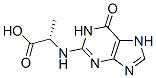(9ci)-n-(6,7-二氢-6-氧代-1H-嘌呤-2-基)-L-丙氨酸结构式_1019-73-4结构式