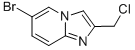7-溴-2-(氯甲基)-咪唑并[1,2-a]吡啶结构式_1019023-07-4结构式