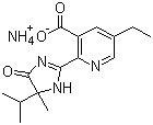 2-[4,5-Dihydro-4-methyl-4-(1-methylethyl)-5-oxo-1h-imidazol-2-yl]-5-ethyl-3-pyridinecarboxylic acid ammonium salt Structure,101917-66-2Structure