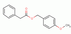 苯乙酸茴香酯结构式_102-17-0结构式