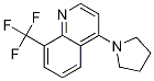 4-(吡咯烷-1-基)-8-(三氟甲基)喹啉结构式_1020253-07-9结构式