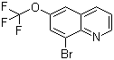 8-Bromo-6-trifluoromethoxyquinoline Structure,1020253-25-1Structure