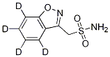 唑尼沙胺-d4结构式_1020720-04-0结构式
