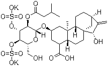 苍术苷二钾盐结构式_102130-43-8结构式