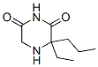 (6ci)-3-乙基-3-丙基-2,6-哌嗪二酮结构式_102154-07-4结构式