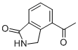 4-乙酰基-2,3-二氢异吲哚-1-酮结构式_1021874-48-5结构式