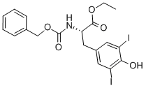Z-tyr(3,5-i2)-oet结构式_102202-92-6结构式