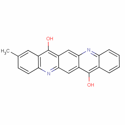 5,12-Dihydro-2-methylquino(2,3-b)acridine-7,14-dione Structure,10228-01-0Structure