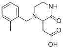 2-[1-(2-甲基苄基)-3-氧代-2-哌嗪]-乙酸结构式_1022918-77-9结构式