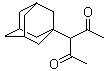3-(1-金刚烷)戊烷-2,4-二酮结构式_102402-84-6结构式