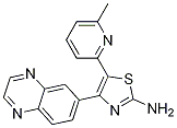5-(6-Methylpyridin-2-yl)-4-(quinoxalin-6-yl)thiazol-2-amine Structure,1025027-56-8Structure