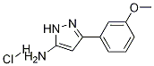 5-(3-Methoxy-phenyl)-2h-pyrazol-3-ylamine hydrochloride Structure,1025447-42-0Structure