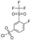 4-氟-3-(三氟甲基磺酰基)苯磺酰氯结构式_1027345-07-8结构式